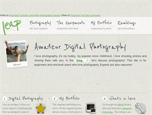 Tablet Screenshot of amateurdigitalphotography.net